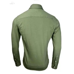 Jersey Skjorte Oliv