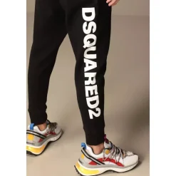 Joggerbukse med side logo