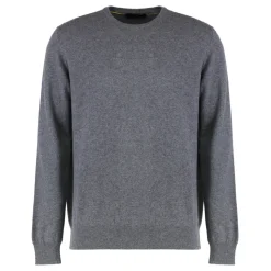 Kasjmir Crew-neck Genser Ribbestrikk