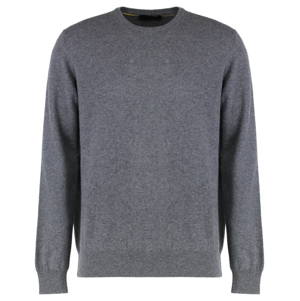 Kasjmir Crew-neck Genser Ribbestrikk