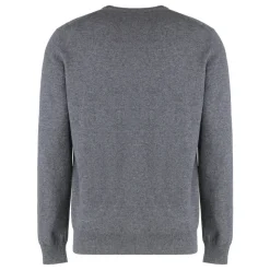 Kasjmir Crew-neck Genser Ribbestrikk