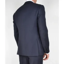 Klassisk Blå Ull Dress