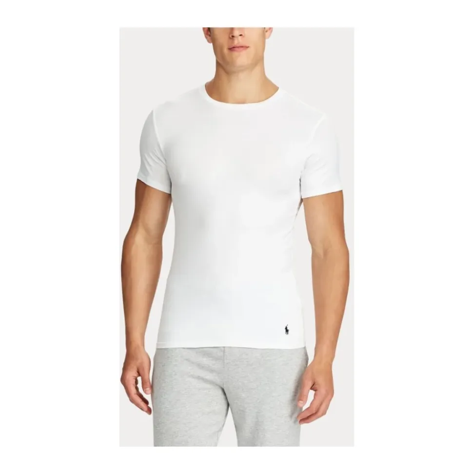 Klassisk Crewneck T-skjorte 2-pakning
