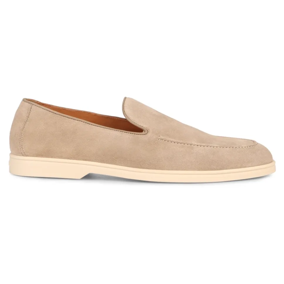 Klassiske Semskede Loafers med Rund Tå