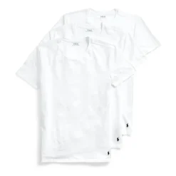 Klassisk Hvit Crew Neck T-skjorte Pakke