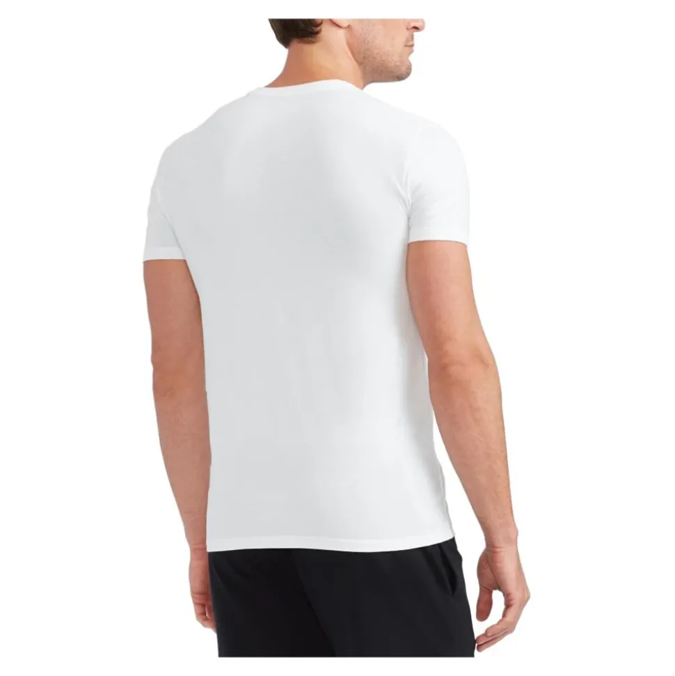 Klassisk Hvit Crew Neck T-skjorte Pakke