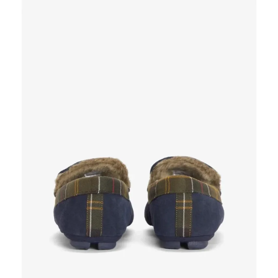 Klassisk Mokkasin Tøffel Navy