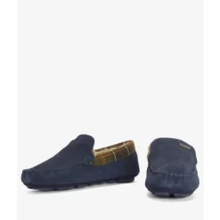 Klassisk Mokkasin Tøffel Navy