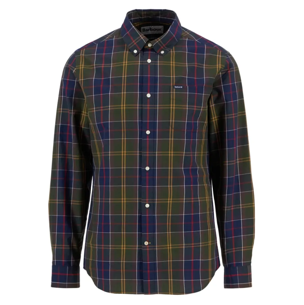 Klassisk Tartan Langarmet Skjorte