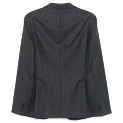 Klassisk ull dress med 2 knapper