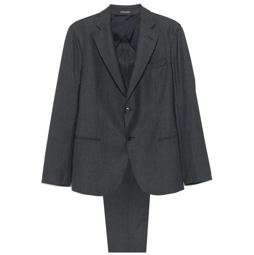 Klassisk ull dress med 2 knapper