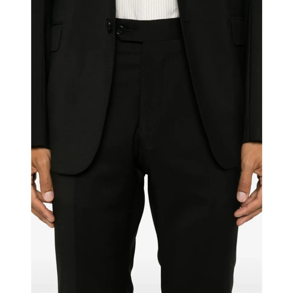 Klassisk ull dress med 2 knapper