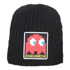 Knitted Logo Patch Beanie