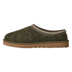 Komfortable Semskede Tøfler i Burnt Olive