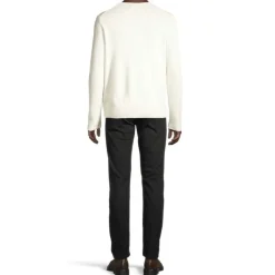 Krem Langarmet Pullover Genser