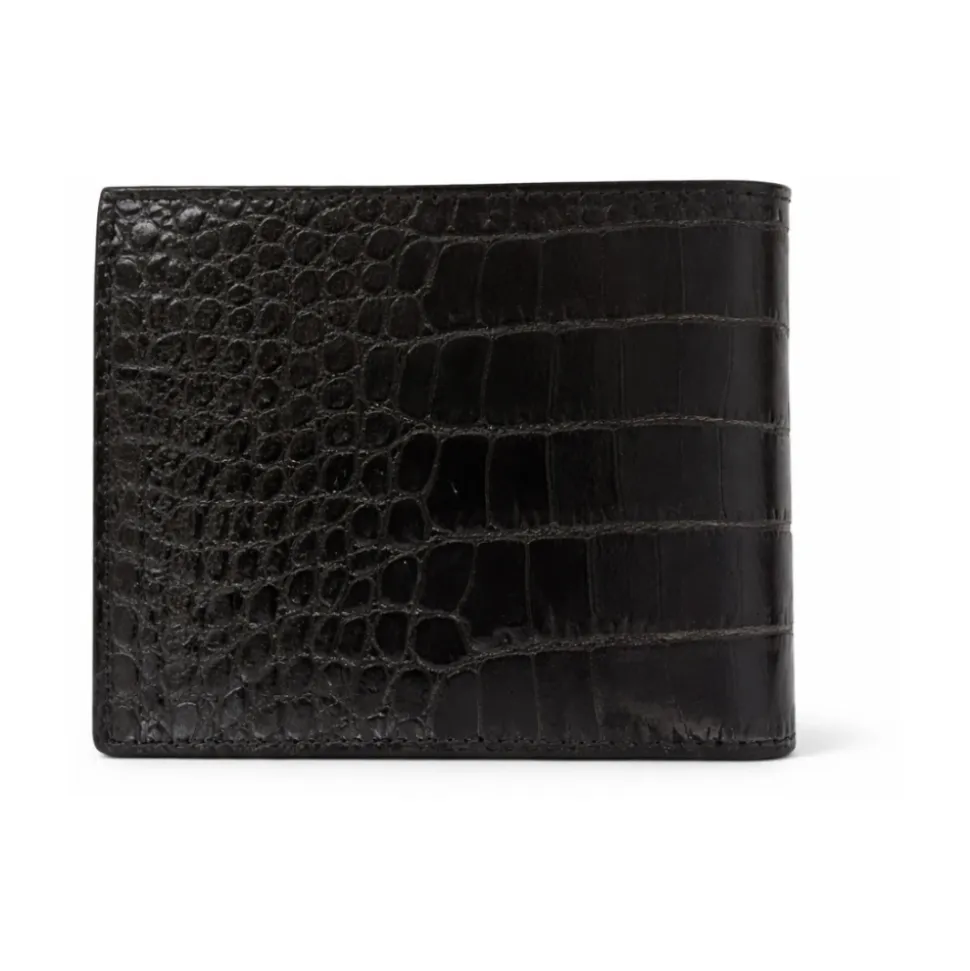 Krokodillemønstret Bifold Lommebok