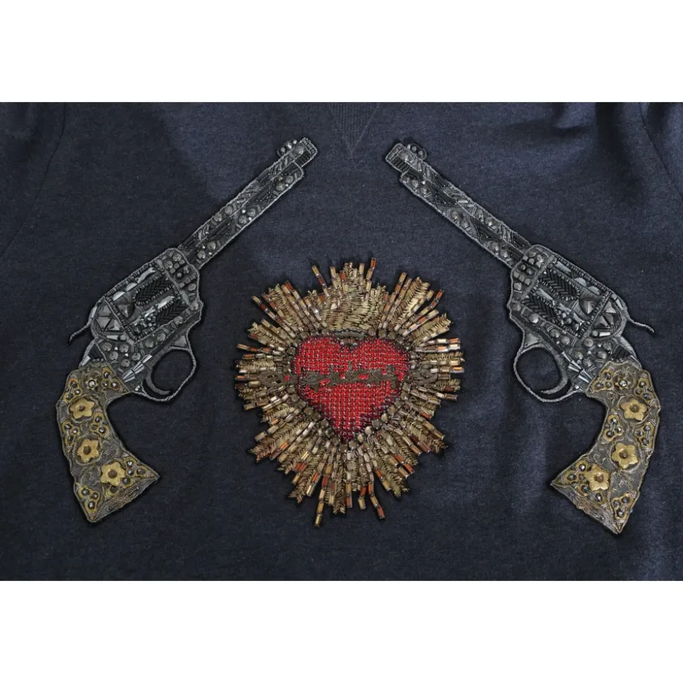 Krystallhjerte Pistol Pullover Genser