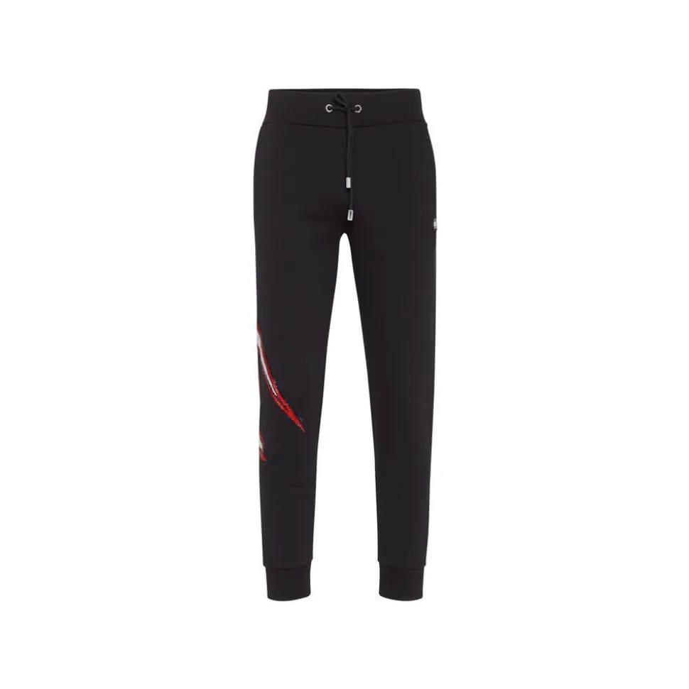 Krystall Logo Joggebukse Svart