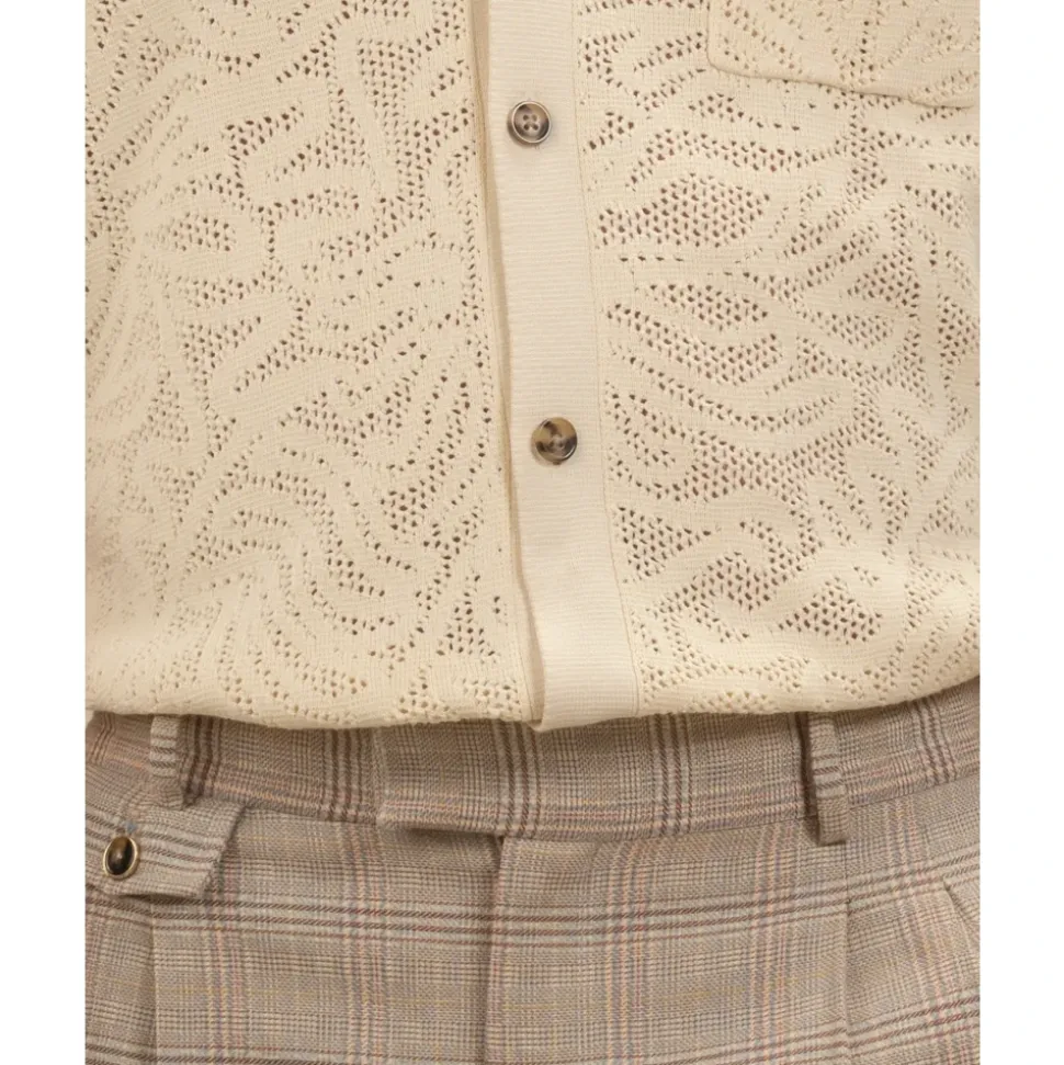La Chemise Maille Dentelle