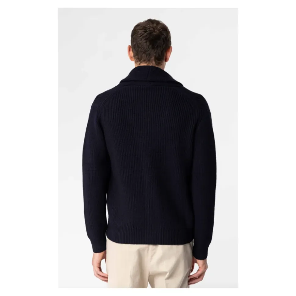 Lana Cardigan i Mørkeblå