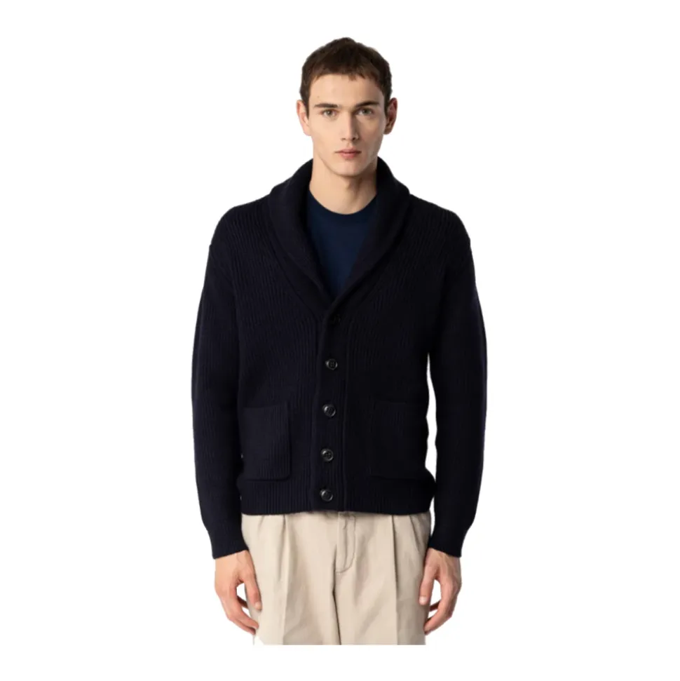 Lana Cardigan i Mørkeblå