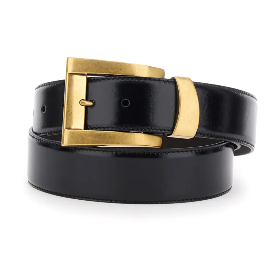 Leather Belt 4 cm