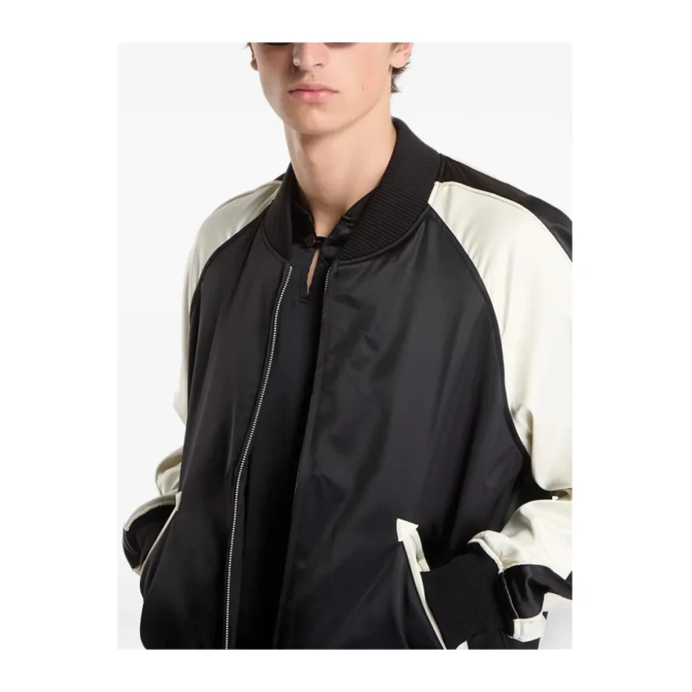 Liquid Logo Satin Souvenir Jacket