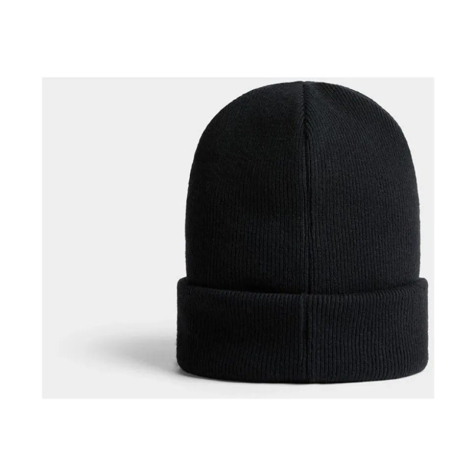 Logo-brodert strikket beanie