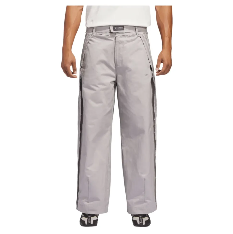 Logo Motif Disressed Pants