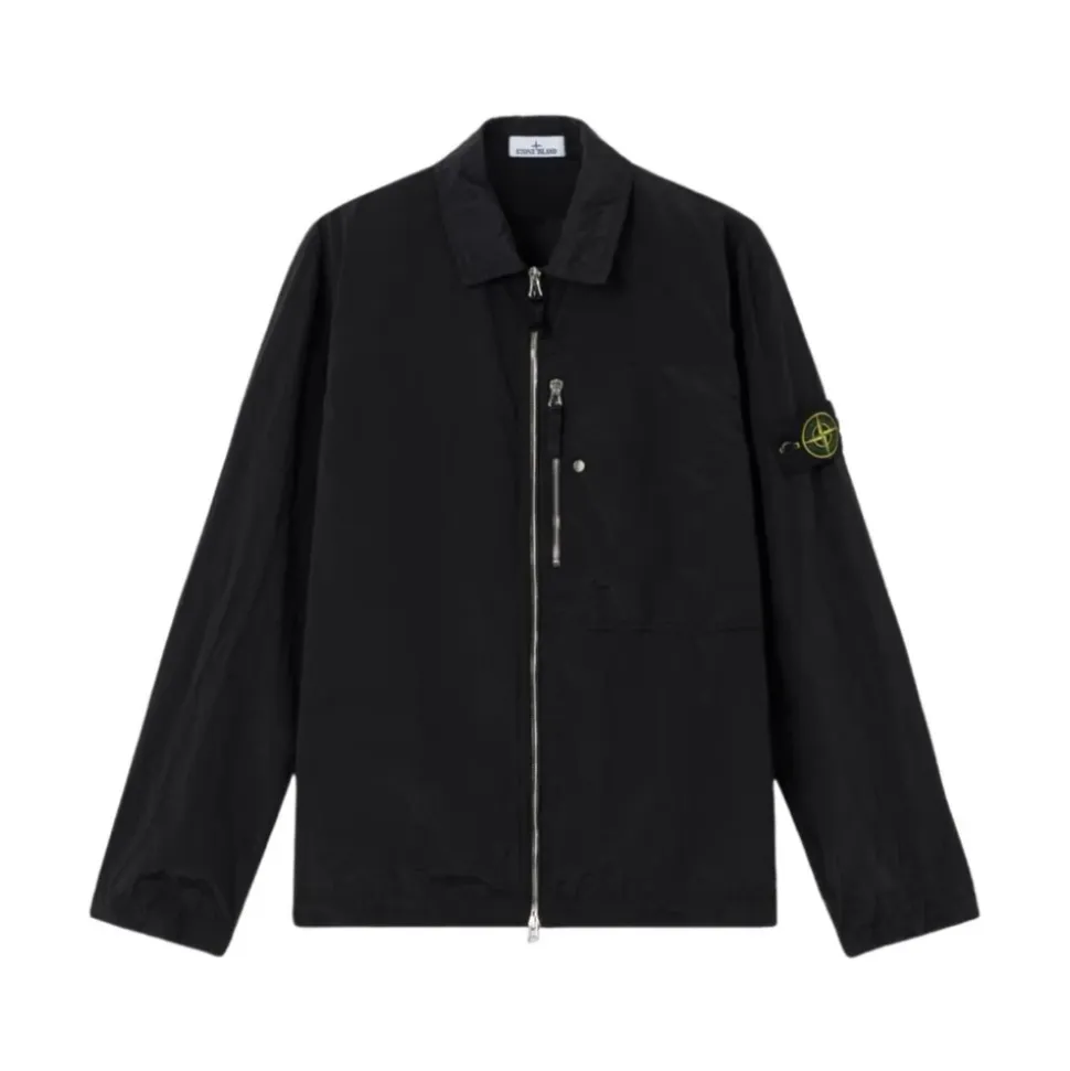 Logo Patch Zip Jacket