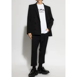 Logo Print Crewneck T-skjorte