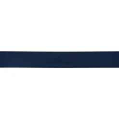 Lærbelte med logo-spenne
