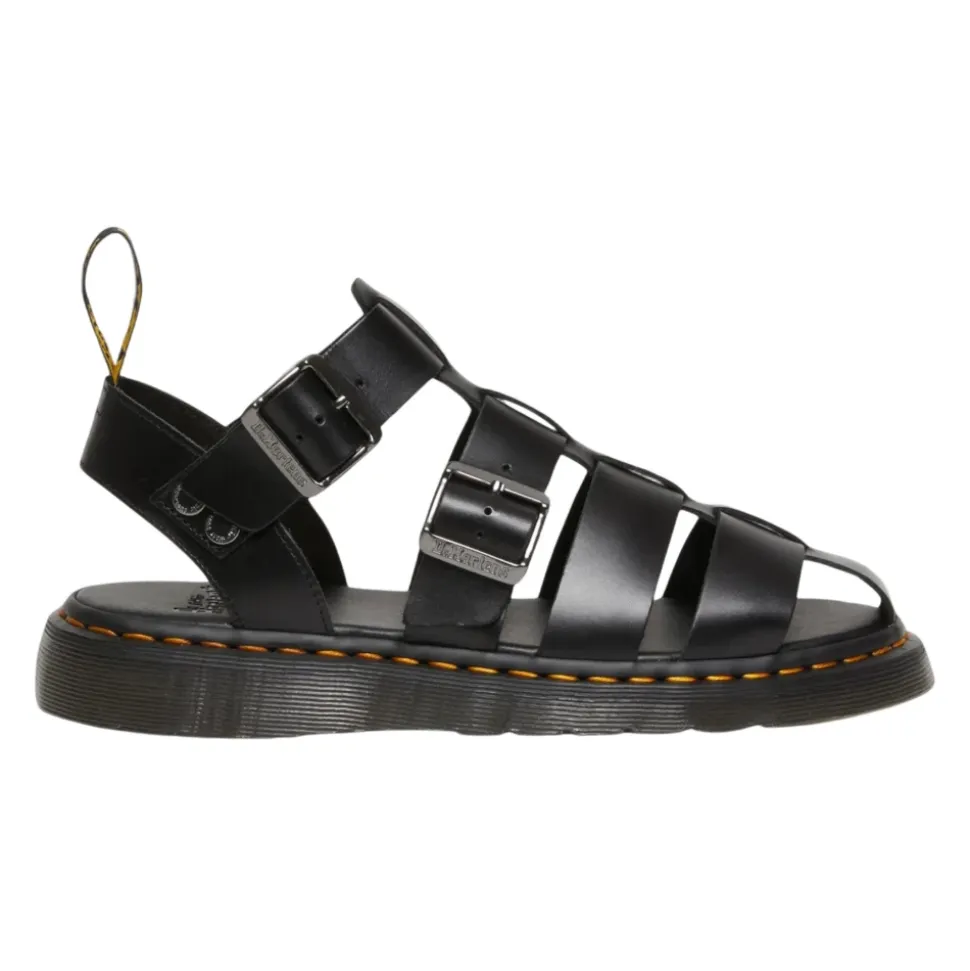 Lær Spenne Sandal Gummisåle
