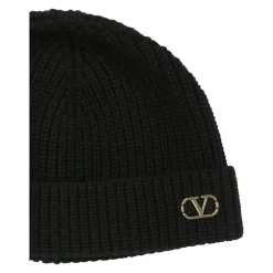 Luksuriøs Cashmere Svart Lue AW25