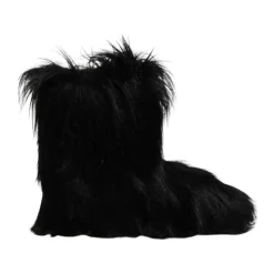 Luksuriøse Faux Fur Mid-Calf Støvler