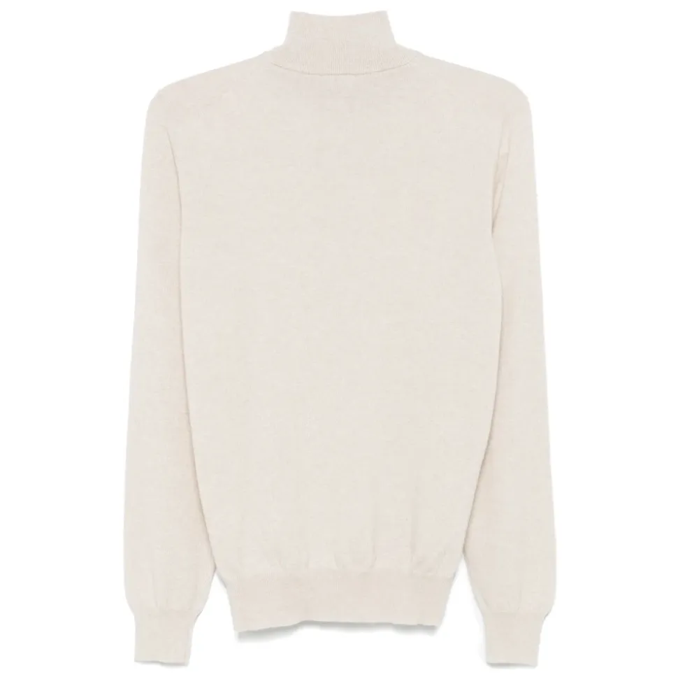 Luksus Cashmere Half-Zip Strikkeplagg