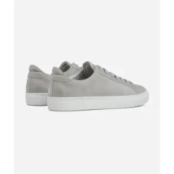 Lysegrå Semsket Sneakers