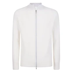 Maglia Full Zip Collo in Piedi