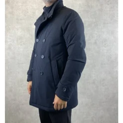 Marineblå Avtagbar Parka Kåpe