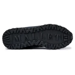 Marine Sølv Skinn Sneakers