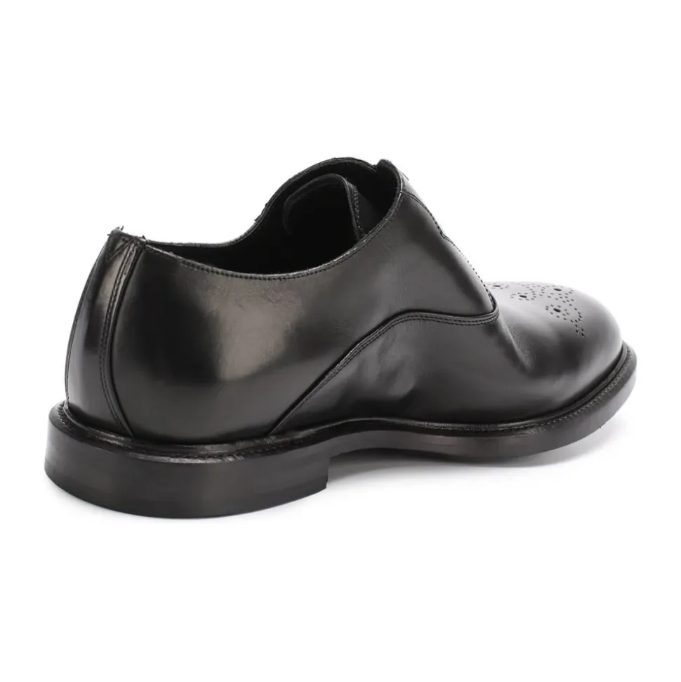 Marsala Lace-Up Oxfords Svart Skinn