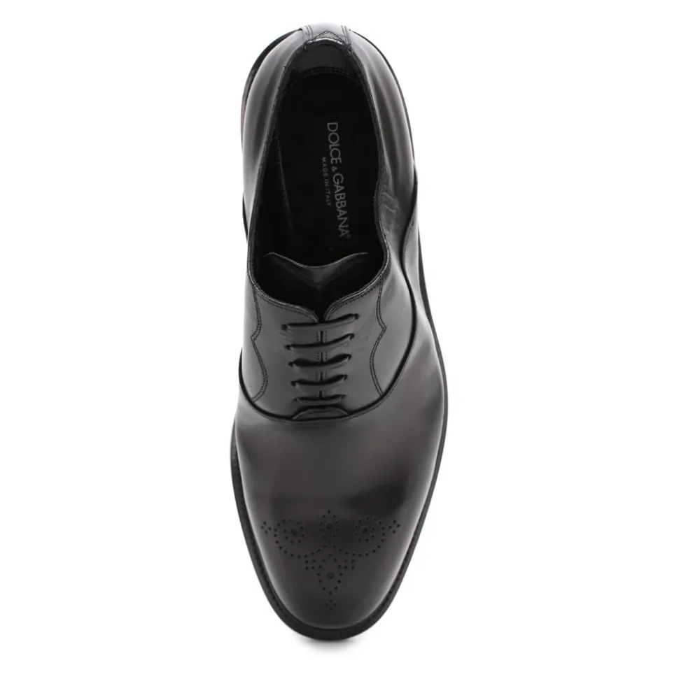 Marsala Lace-Up Oxfords Svart Skinn