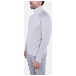 Minimalistisk Ull Høyhalset Genser