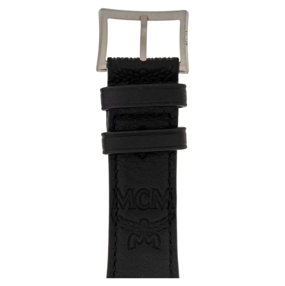 42–49 mm Apple Watch-reim i preget monogramskinn