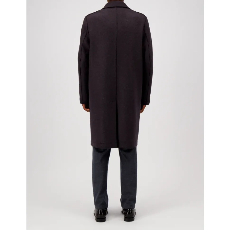 Mønstret Cashmere Blend Overfrakk