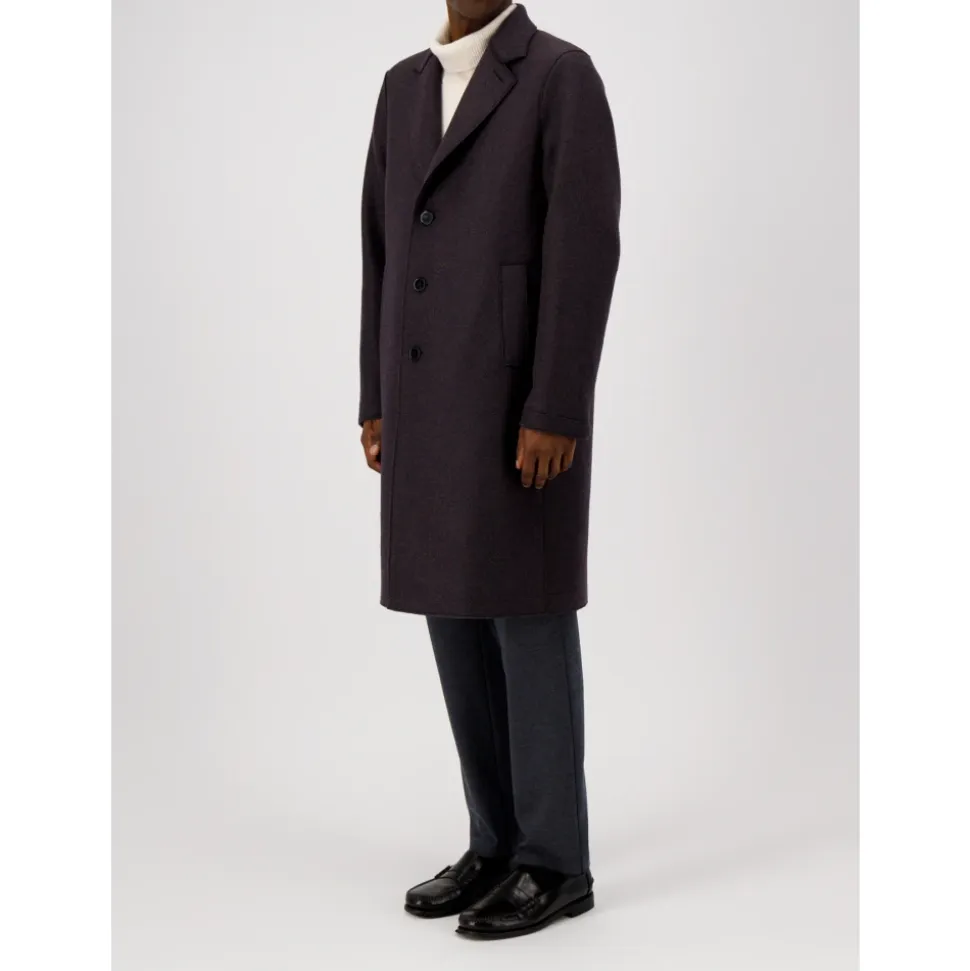 Mønstret Cashmere Blend Overfrakk