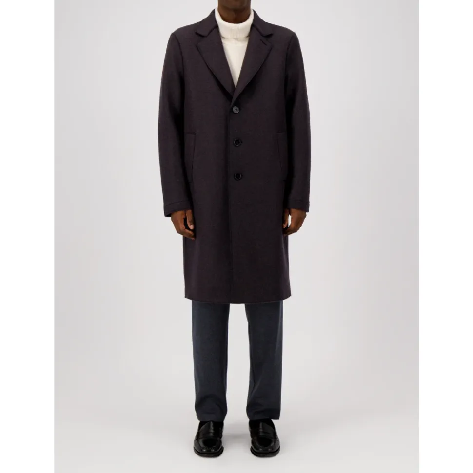 Mønstret Cashmere Blend Overfrakk