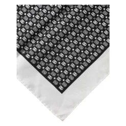 Mønstret Firkantet Foulard-Skjerf