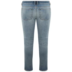 Moderne denimbukser med gradientfinish