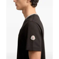 Moncler T-shirts og poloskjorter Svart